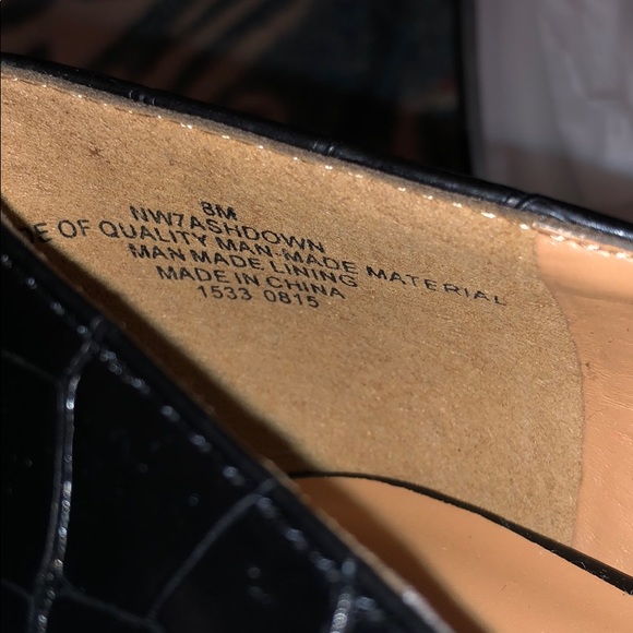 NWT Nine West Ashdown Black Heels, Size 8 - Picture 8 of 8